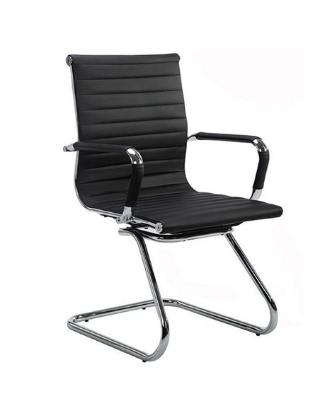 Καρέκλα επισκέπτη Nextdeco μαύρη 110χ64x94εκ.