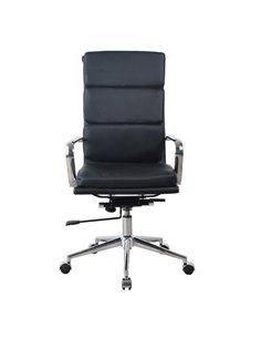 Καρέκλα διευθυντική γραφείου Nextdeco τροχήλατη μαύρη Υ106-116x56x78εκ