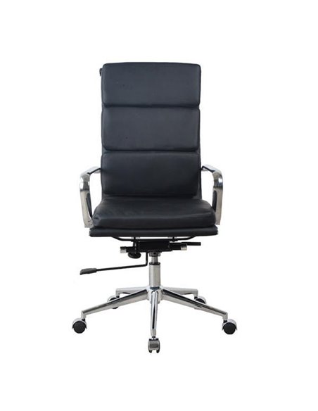 Καρέκλα διευθυντική γραφείου Nextdeco τροχήλατη μαύρη Υ106-116x56x78εκ