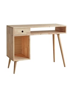 Γραφείο Nextdeco Natural μασίφ ξύλο Υ77x100x40εκ.