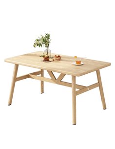 Τραπέζι κουζίνας σε φυσικό χρώμα 140x80xΥ75εκ.