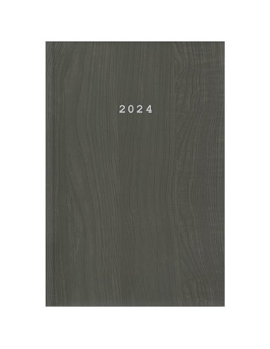 Next ημερολόγιο 2024 wood ημερήσιο δετό καφέ 14x21εκ.