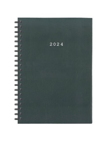 Next ημερολόγιο 2024 basic xl ημερήσιο σπιράλ γκρι 21x29εκ.