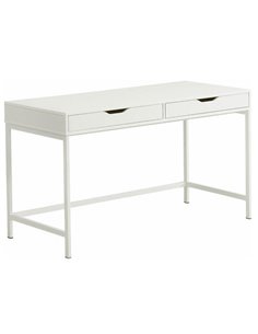 Γραφείο υπολογιστή λευκό Υ76x131.5x60εκ. βάθος