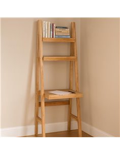 Ραφιέρα γραφείο Nextdeco ανακυκλωμένο ξύλο mahoni Υ195xM66xΠ49εκ