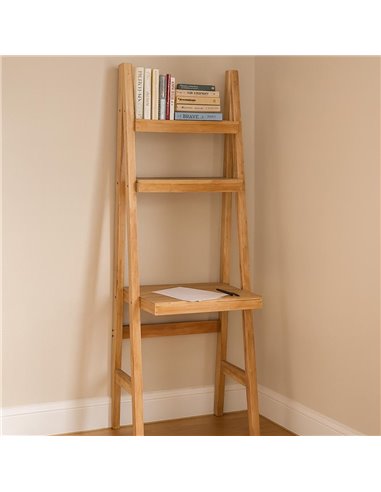 Ραφιέρα γραφείο Nextdeco ανακυκλωμένο ξύλο mahoni Υ195xM66xΠ49εκ