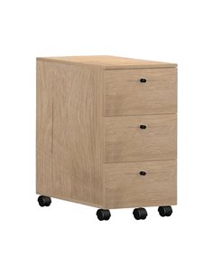 Συρταριέρα ξύλινη Nextdeco με ρόδες Υ68x35x50εκ.