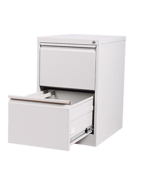 Συρταριέρα κρεμαστών φακέλων Nextdeco γκρι 2 συρτάρια Υ73,1x46x62εκ.