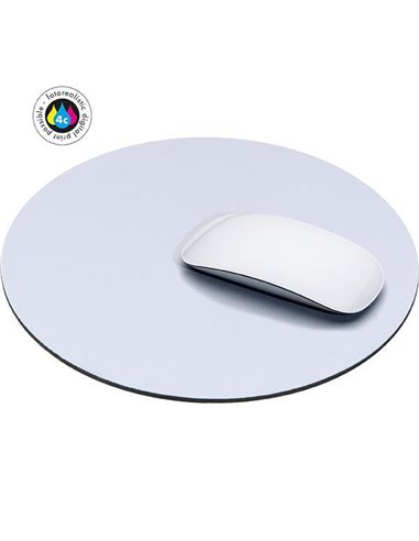 Mousepad στρογγυλο λευκό Ø22εκ.