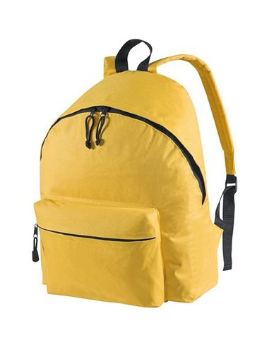 Τσάντα πλάτης κίτρινη Υ38x29x16εκ.