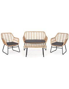 Florida set εξωτερικού χώρου Nextdeco 4τμχ.