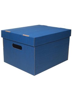 Νext κουτί fabric μπλε Α4 Υ19x30x25,5εκ.