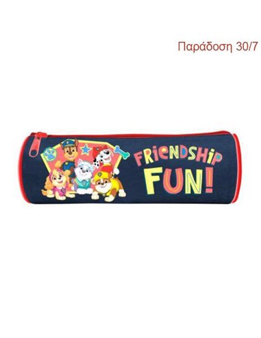 Bagtrotter κασετίνα βαρελάκι "Paw Patrol multicolor" 22x7x7εκ.