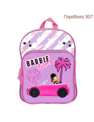 Bagtrotter τσάντα πλάτης νηπίου "Barbie" με 2 θήκες Υ31x24x8εκ.