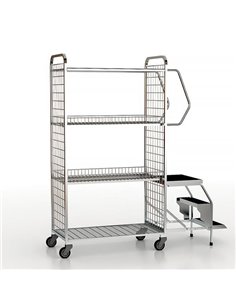 Καρότσι αποθήκης Υ163εκx90x46εκ.