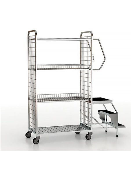 Καρότσι αποθήκης Υ163εκx90x46εκ.