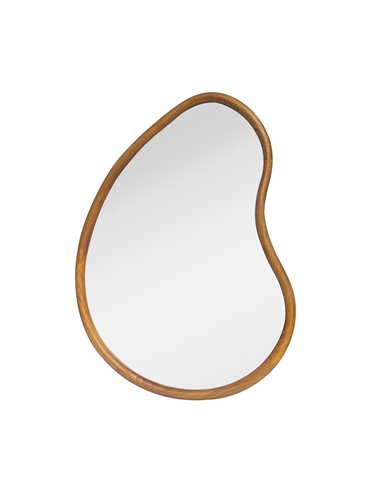 Καθρέφτης επιτοίχιος Nextdeco φυσικό ξύλο oak 55x75εκ.