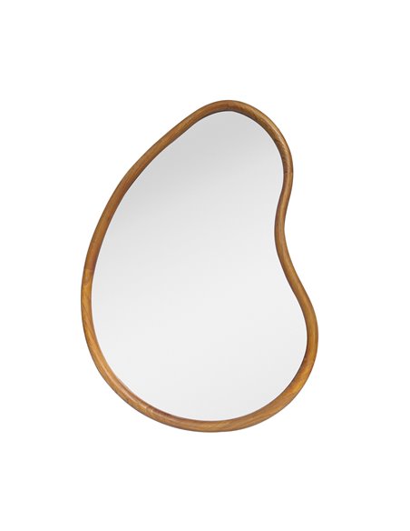 Καθρέφτης επιτοίχιος Nextdeco φυσικό ξύλο oak 55x75εκ.