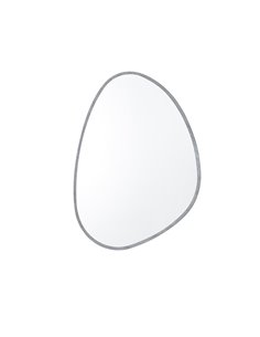 Καθρέφτης επιτοίχιος Nextdeco 80x60εκ πλαίσιο MDF όψη γκρι μάρμαρο.