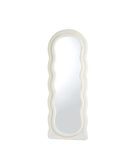 Καθρέφτης ολόσωμος Nextdeco λευκός βελούδινο πλαίσιο 60x160εκ.