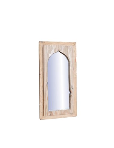 Καθρέφτης ορθογώνιος Nextdeco ανακυκλωμένο ξύλο mahoni Υ50xM24xΠ3εκ