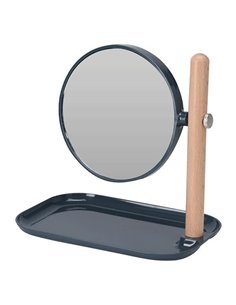 Καθρέφτης μακιγιάζ επιτραπέζιος 22,5x14xY23εκ. μπλε