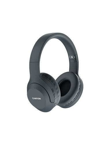 Canyon Wireless headphones, BT5.1 Dark Grey - CNS-CBTHS3DG