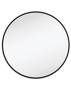 Καθρέφτης επιτοίχιος στρογγυλός Nextdeco μεταλλικό πλαίσιο Ø80εκ.