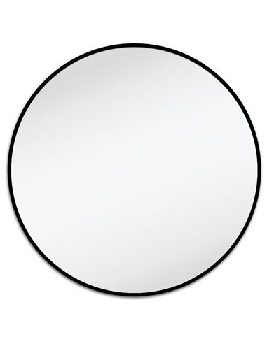 Καθρέφτης επιτοίχιος στρογγυλός Nextdeco μεταλλικό πλαίσιο Ø80εκ.