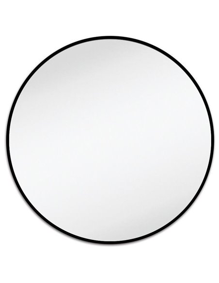 Καθρέφτης επιτοίχιος στρογγυλός Nextdeco μεταλλικό πλαίσιο Ø80εκ.