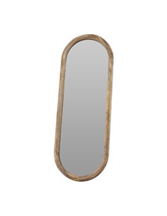 Καθρέφτης οβάλ Nextdeco ξύλινος Υ77,5εκ.