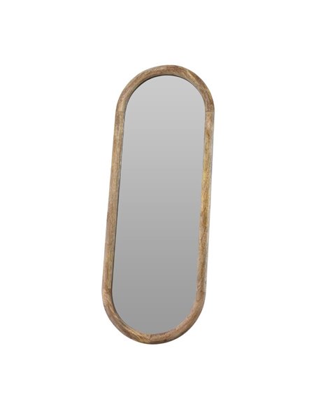 Καθρέφτης οβάλ Nextdeco ξύλινος Υ77,5εκ.