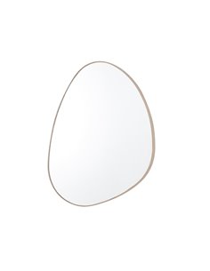 Καθρέφτης επιτοίχιος Nextdeco 80x60εκ πλαίσιο MDF φυσικό χρώμα