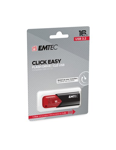 Emtec USB3.2 Click Easy B110 16GB Red