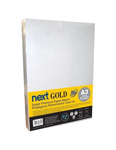 Next Gold A3 250 φύλλα premium copy paper 80γρ.
