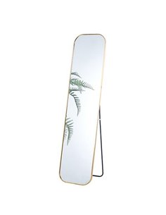 Καθρέφτης επιδαπέδιος Nextdeco χρυσό μεταλλικό πλαίσιο 40x160εκ