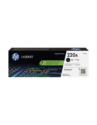 HP 220A Black Original LaserJet Toner Cartridge