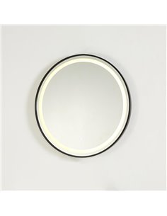 Καθρέφτης επιτοίχιος στρογγυλός Nextdeco με φωτισμό led Ø60εκ.