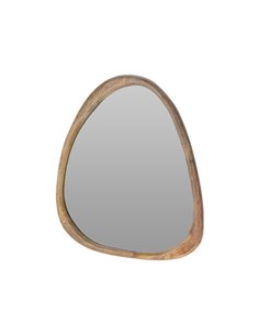 Καθρέφτης τοίχου ακανόνιστου σχήματος ξύλο μάνγκο Υ60x53x2.5εκ.