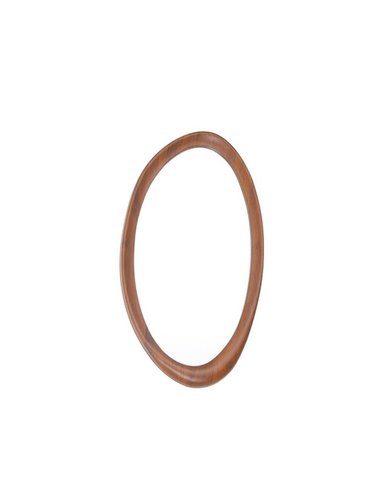 Καθρέφτης επιτοίχιος Nextdeco 81x45εκ. πλαίσιο MDF - PVC σκούρο χρώμα