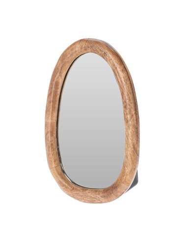 Καθρέφτης οβάλ Nextdeco I ξύλινος Υ23εκ.
