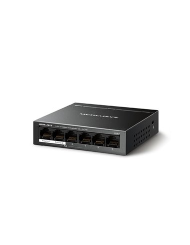 Mercusys MS106LP 6-Port 10 100 Mbps Desktop Switch with 4-Port PoE+