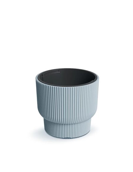 Γλάστρα - κασπώ Milly ανοιχτό γκρι Y27 x Φ29,9εκ.