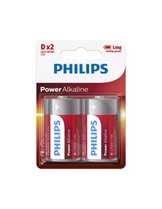 Philips LR20P2B.GRS Αλκαλικές μπαταρίες υψηλής απόδοσης 2 τμχ D