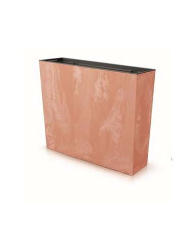 Ζαρντινιέρα terracotta beton effect Y49,8x58x18εκ.