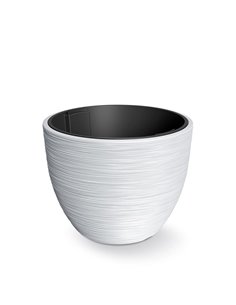 Γλάστρα - κασπώ Furu λευκό Y44,5xΦ56.9εκ.