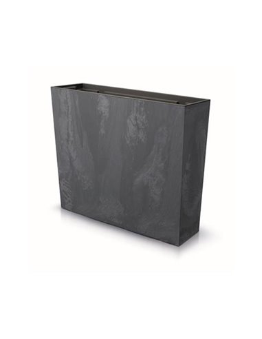 Ζαρντινιέρα ανθρακί beton effect Y49,8x58x18εκ.
