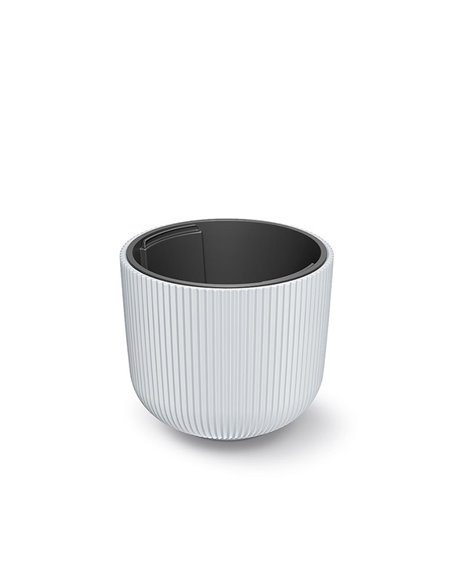 Γλάστρα - κασπώ Milly λευκό Y25,7xΦ29,8εκ.