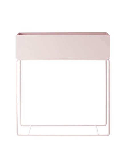 Κασπώ - ράφι με μεταλλική βάση ροζ Y60x60x25εκ.