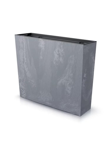 Ζαρντινιέρα γκρι beton effect Y49,8x58x18εκ.
